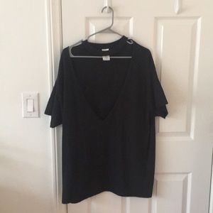 Oversized cutout shirt